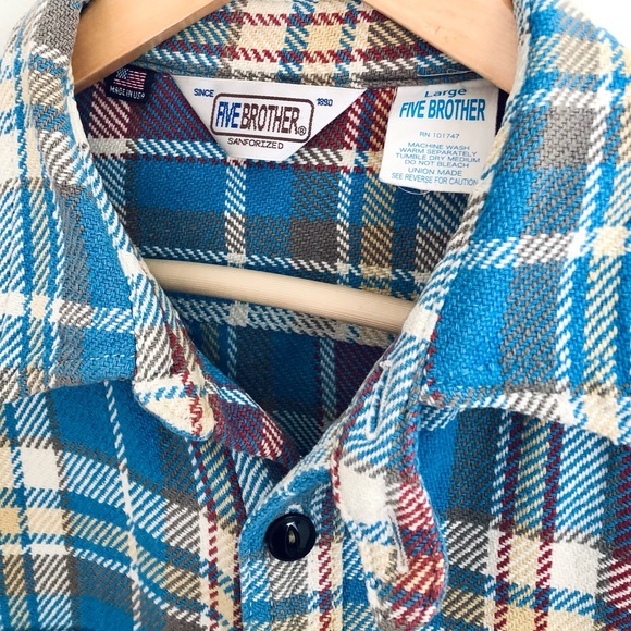 Rare Five Brothers flannel - Picture 6 of 15